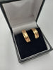 9CT Gold Pattern Earrings, Hallmarked 375 - 0.7Grams  - BOXED