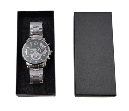 Geneva Men's Stainless Steel Watch 