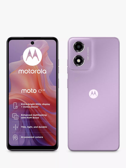 Motorola Moto E14 - 64 GB, Pastel Purple