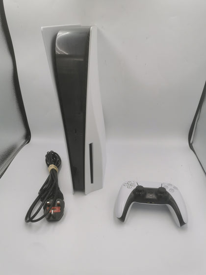 Playstation 5 Console, 825GB, White, Unboxed with 1 controller and power cable