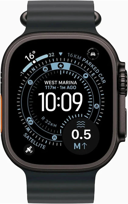 Apple Watch Ultra 3 GPS + Cellular 49mm Black Titanium Black Ocean Band mf0j4