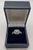 18ct White Gold Ring (O)