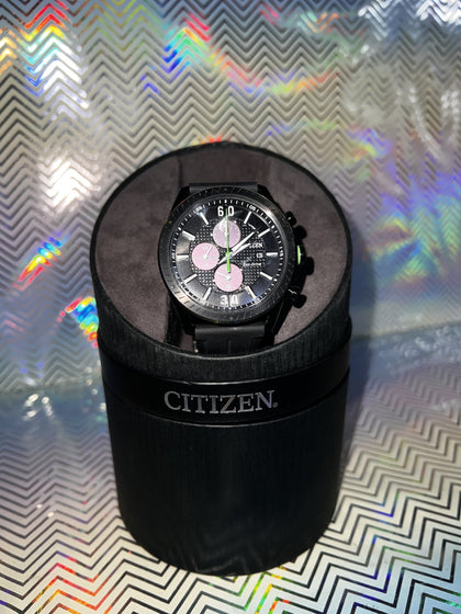 Used Citizen B612-s081033 Black Case: 4.3 ×4.5cm Watch 91027