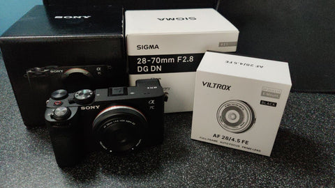 Sony A7C II Mirrorless Camera & 28-60mm Lens With Viltrox AF 28/4.5 FE Sigma 28-70mm F2.8 DG DN Lenses