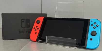 Nintendo Switch MOD.HAC-001(-01) Neon Red/Blue Joy-Con's Console ** Unboxed **
