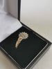 Women's 9Ct Gold Flower ring - size O - 2.2Grams