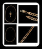 9 Carat Gold Chain and 9 Carat Gold Cross