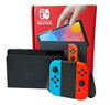 Nintendo Switch OLED Neon Blue and Red