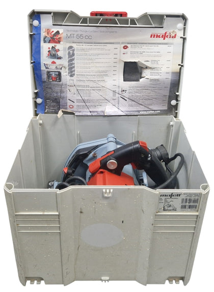 Mafell 917632 MT55CC Plunge Circular Saw 240v + Rails ***COLLECTION ONLY***