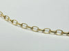 9ct yellow belcher chain 24"