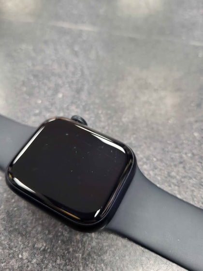 Apple Watch Series 7 Cellular, Midnight Aluminium, 41mm With Strap. 91% Battery Health