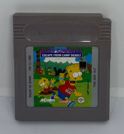 Nintendo Game Boy Bart Simpson's Escape from Camp Deadly Unboxed - Chesterfield