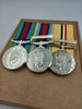 **Replica** Iraq, OSM Afghanistan And Diamond Jubilee Medals Court Mounted Full Size