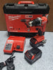 Milwaukee M18BLPDRC-502C 18V Brushless Cordless Combi Drill with 2 x 5.0Ah Li-Ion Red Lithium Batteries