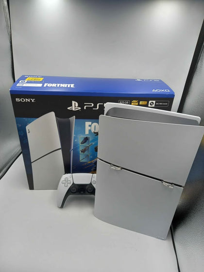 PlayStation 5 Slim Digital Edition Console 825GB White Boxed With White Pad