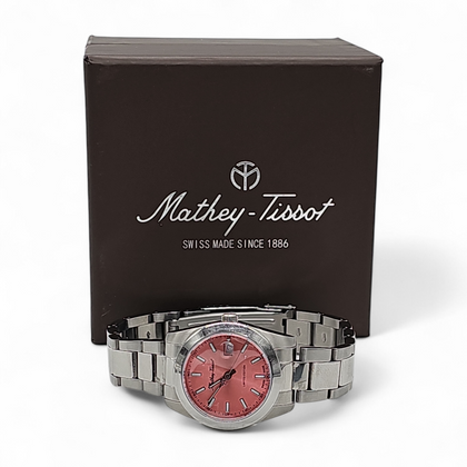 Mathey-Tissot Mathy I LE Quartz Pink Dial Ladies Watch D451PK