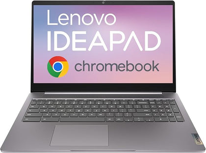 Lenovo IdeaPad 3 Chromebook Laptop 15.6 8GB RAM 128GB Chrome OS Arctic Grey ** Unboxed **