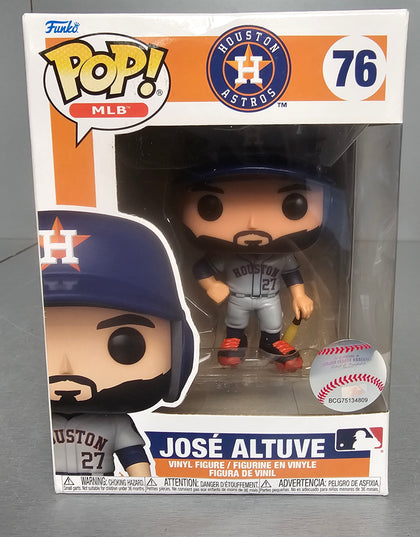 FUNKO POP MLB: ASTROS - JOSE ALTUVE (AWAY JERSEY) #76 **Collection Only**.