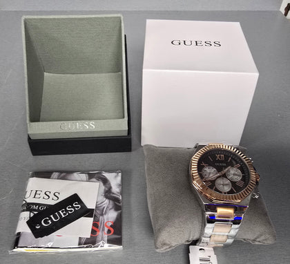 GUESS Equity Men's Stainless Steel Watch ***Boxed, With Papers & Tag***