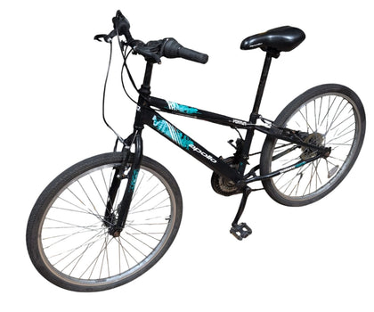 Apollo Vortice Kid's 10/12 Age's Black Green 6 Gears Mountain Bike 