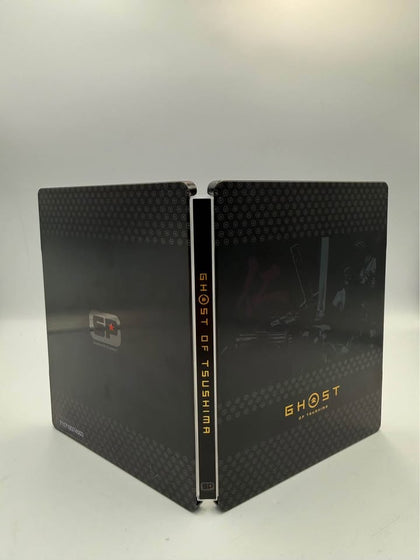 GHOST OF TSUSHIMA PS4 COLLECTORS EDITION, W/ “THE GHOST” MASK, ARTWORK, CLOTH, BANNER, MAP(NO DLC)