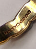 9ct Gold Moissanite Ring Band Size J
