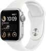 Apple Watch SE 2nd Gen 44mm GPS Silver Aluminium Case with White Sport Band **Boxed**