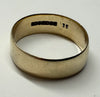 9ct yellow gold wedding ring size R