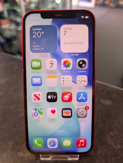 Red Apple iPhone 109% BH 128gb