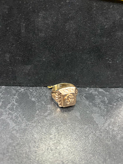 14ct Gold Gent's Ring (Size U), 10.48g