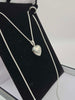 925 silver hallmarked heart locket and chain 11.3 grams - box included