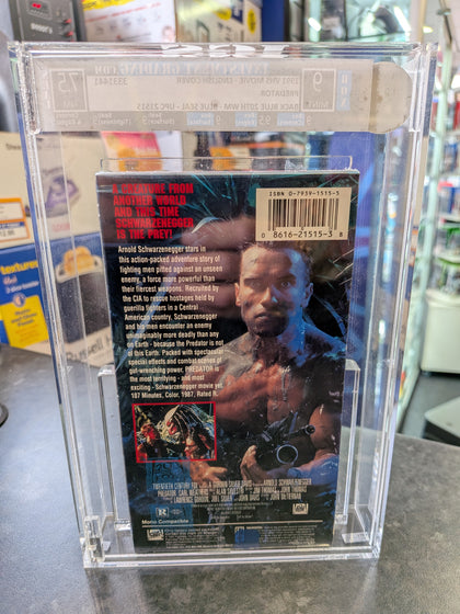 Schwarzenegger Predator Vhs Factory Sealed Graded by Igs 9 MINT