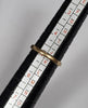9K - Yellow Gold Ring With Clear Stones - 1.87g - Size J - Hallmarked