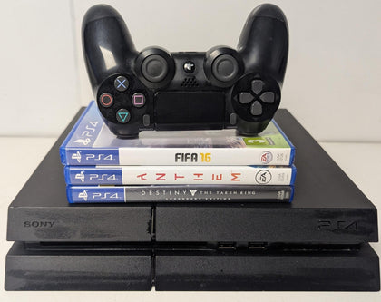 Sony PlayStation 4 500GB & 3 Games
