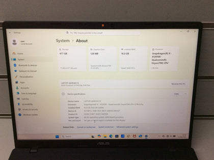 ASUS Vivobook 14 X1407Q with SnapDragon & 16 GB Ram