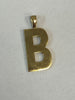 9CT GOLD LETTER B PENDANT LEIGH STORE