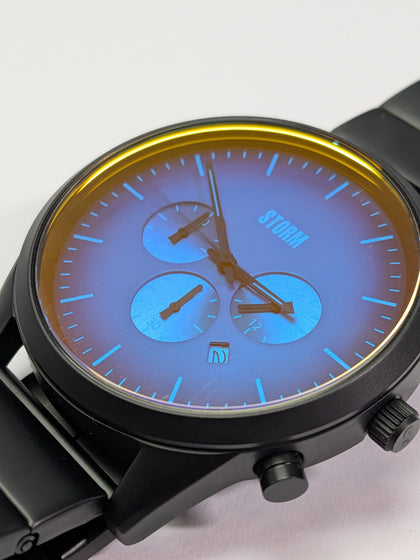 Storm Crusader Blue Dial Watch Boxed