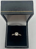 375 9CT, WHITE GOLD, RING SIZE O/7, 2.3G, Boxed