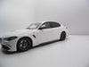 Alfa Romeo Giulia Quadrifoglio White trofeo 2019 1:18 Model Car