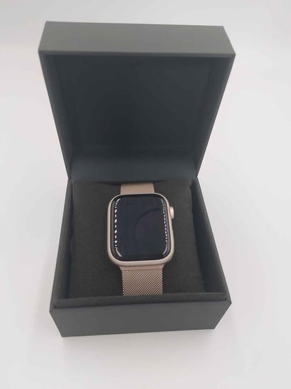 Apple Watch Series 9 Starlight Aluminium 45mm With Metal Strap