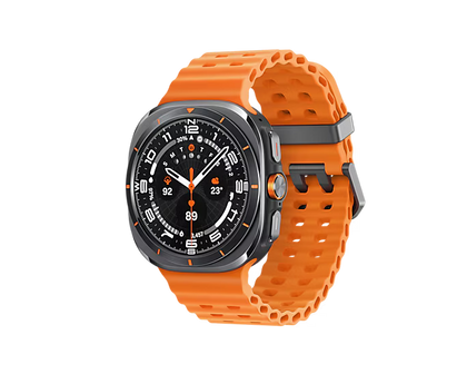 Samsung Galaxy Watch Ultra LTE Titanium Grey 47MM Marine Band Orange Unlocked