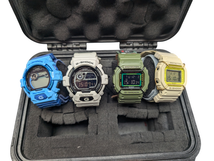 4 X CASIO GSHOCK WATCHES WITH NARVARIS SHOCK CASE PRESTON STORE