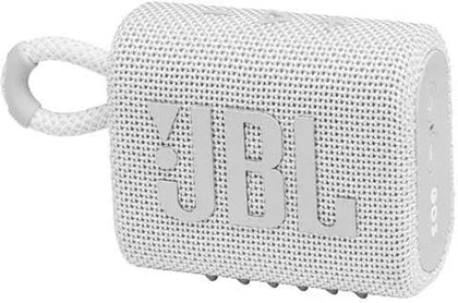 JBL GO3 Portable Bluetooth Speaker - White,  Brand New