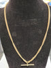 9ct Yellow Gold Albert T-Bar Chain - 16" - 28.50g