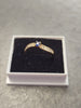 Blue stone 9ct ring Size M
