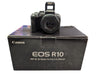 Canon Eos R10 DSLR Camera boxed with Rf50 mm Kens