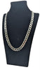 925 HALLMARKED, SILVER, OVAL CURBED CHAIN W/ LOBSTER LOCK, 24", 67.9G !BRAND NEW!