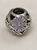Genuine Pandora Purple Daisy Meadow Flower Openwork Charm S925 ALE - Retired