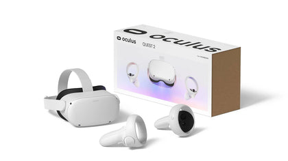 Meta Quest 2 128 GB | Virtual Reality Gaming System with VR Headset, Meta Touch Controllers, Charging Cables.