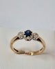 9 Carat Gold Ring Size N With Diamonds
